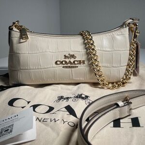 Authentic Coach Charlotte Shoulder Bag
